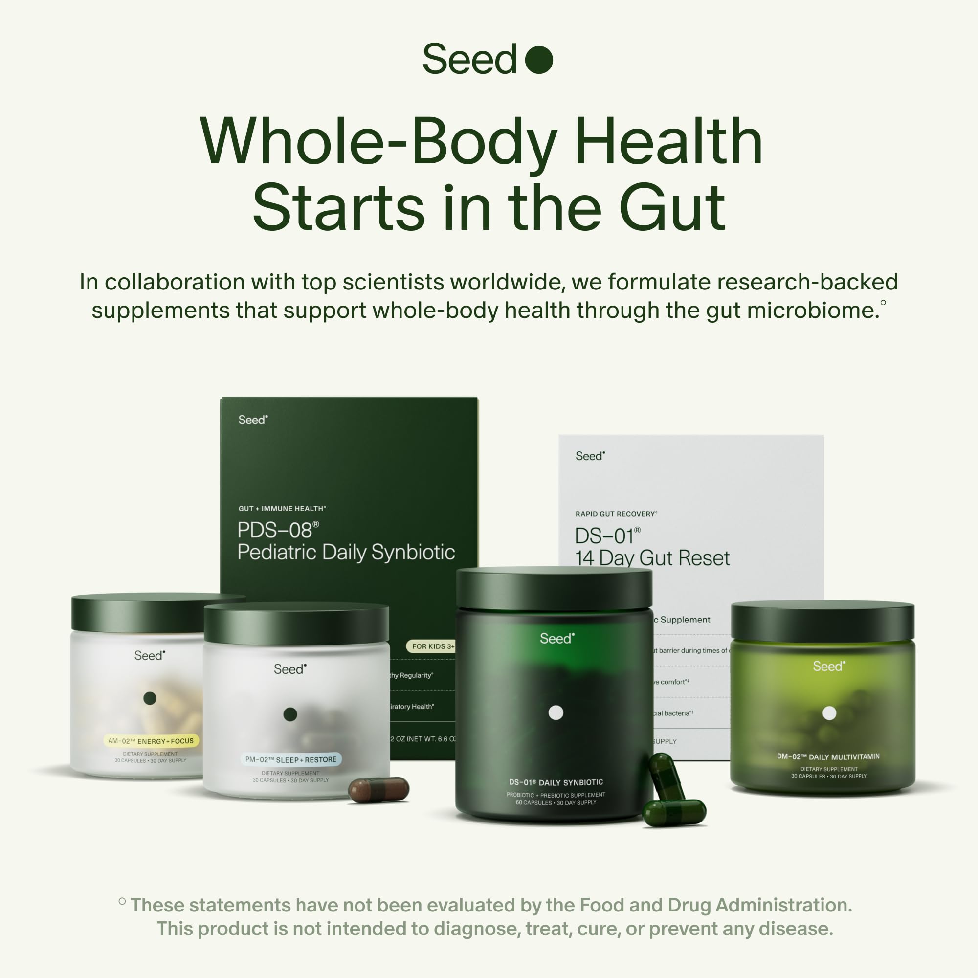 Seed Daily Essentials Duo - DS-01 Synbiotic & DM-02 Multivitamin - Starter