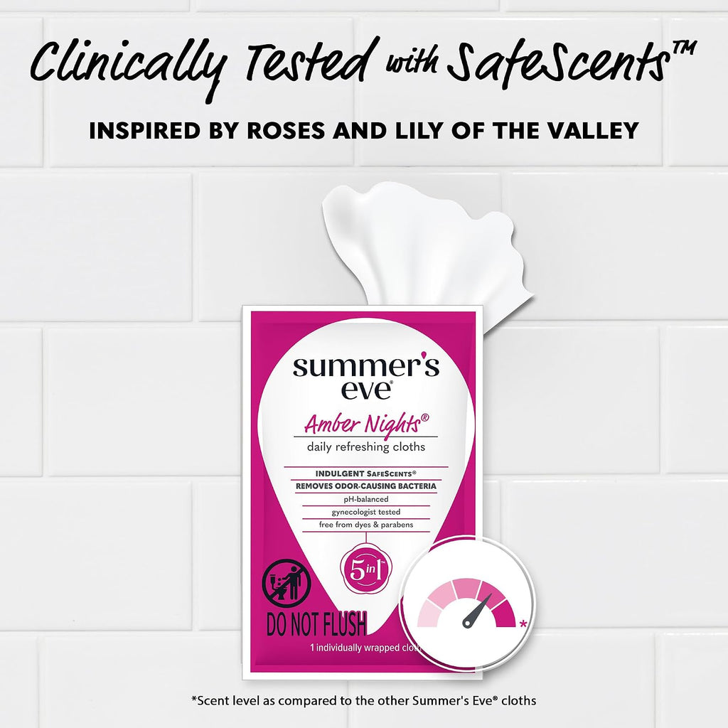 Summer's Eve Gentle Feminine Wipes, Simply Sensitive, 12 Count