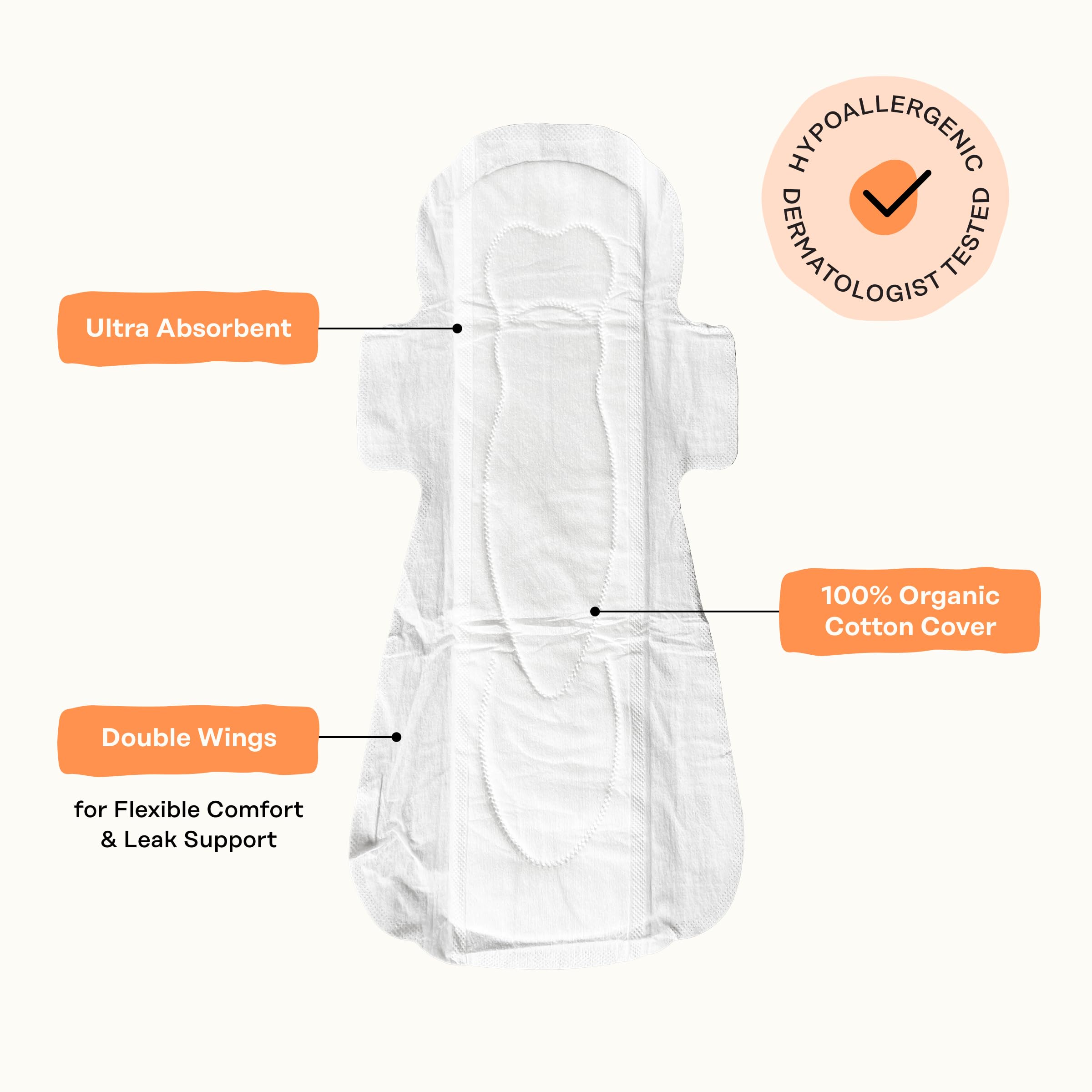 The Honey Pot Company - Cotton Comfort - Panty Liners for Women