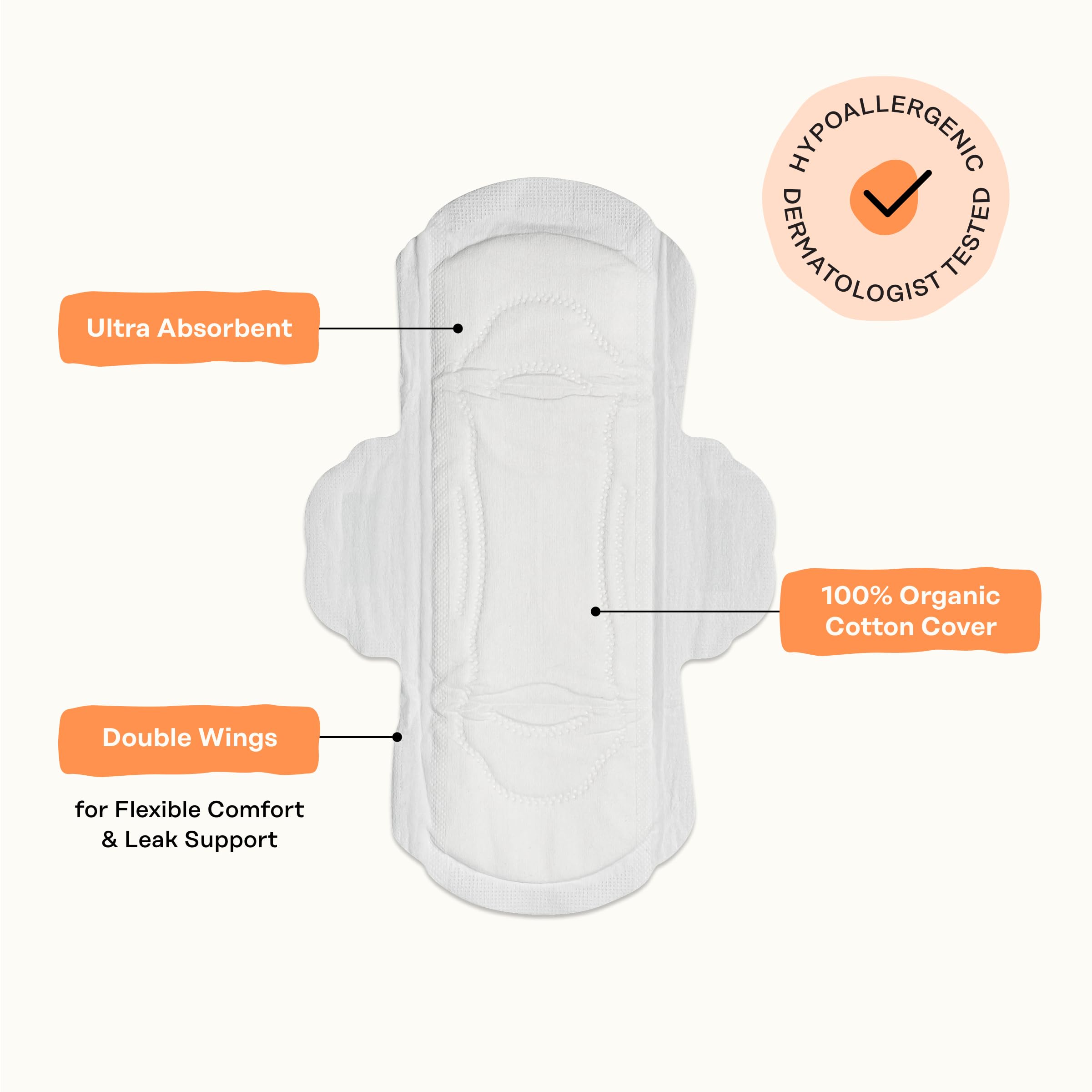 The Honey Pot Company - Cotton Comfort - Panty Liners for Women