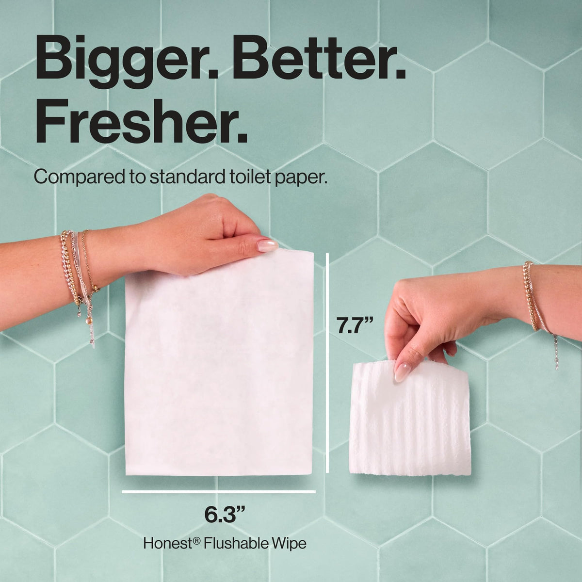 The Honest Company Flushable Wipes, Hypoallergenic, Gilded Wings, 126 Count
