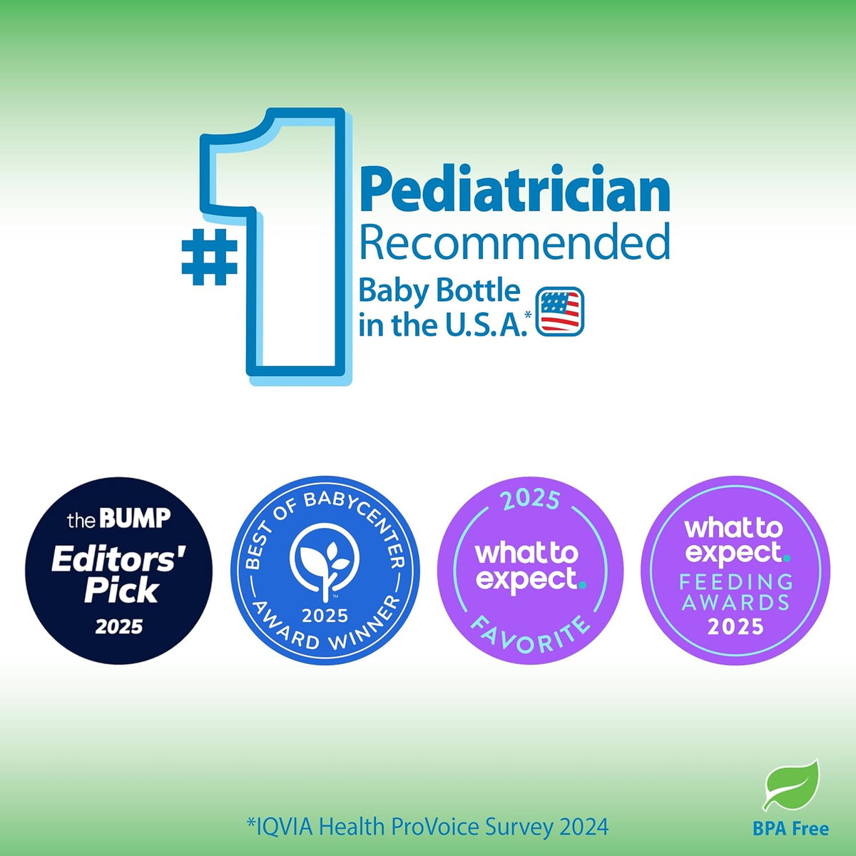 Dr. Brown’s Options+ Anti-Colic Narrow Glass Baby Bottles