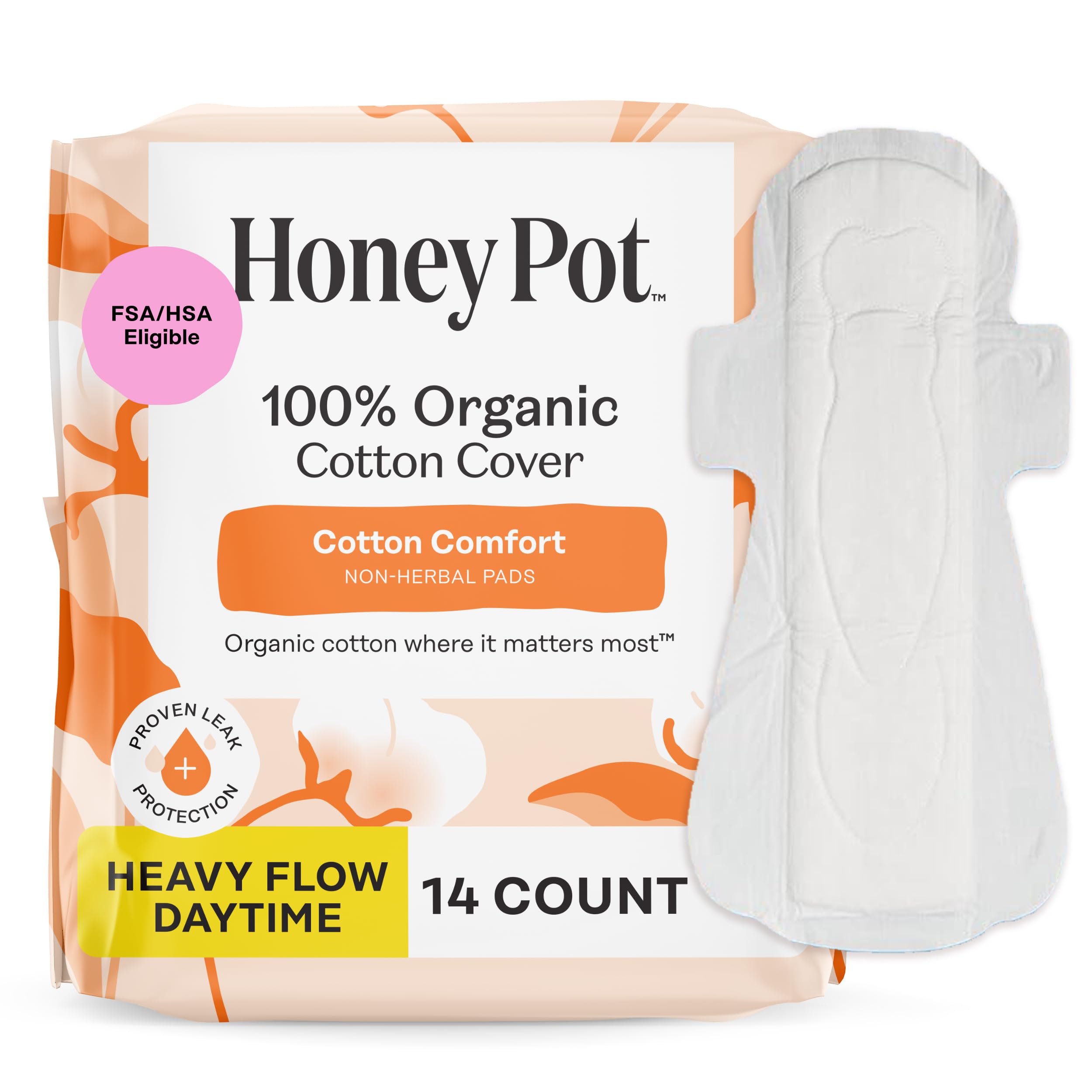 The Honey Pot Company - Cotton Comfort - Panty Liners for Women