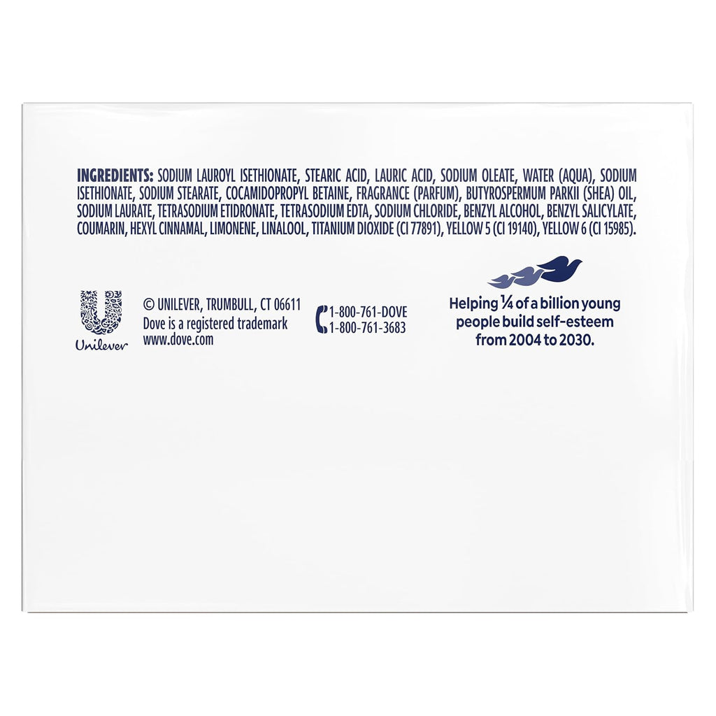 Dove Shea Butter Beauty Bar Soap 8 Count, Cleanser, 3.75 oz I beauty bar