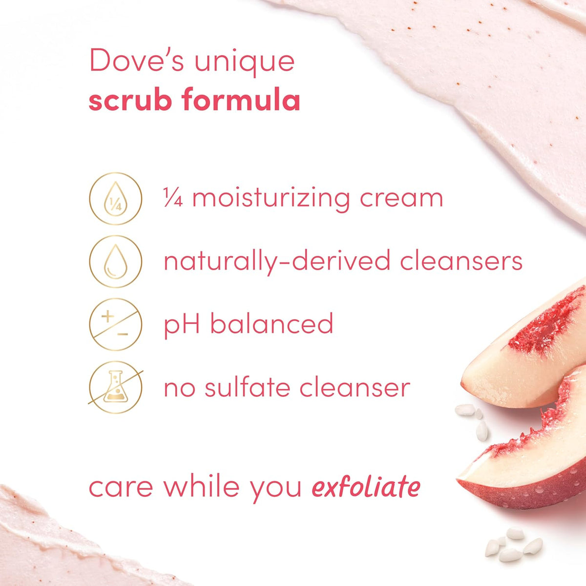 Dove Brown Sugar & Coconut Butter Exfoliating Body Scrub – 15 oz