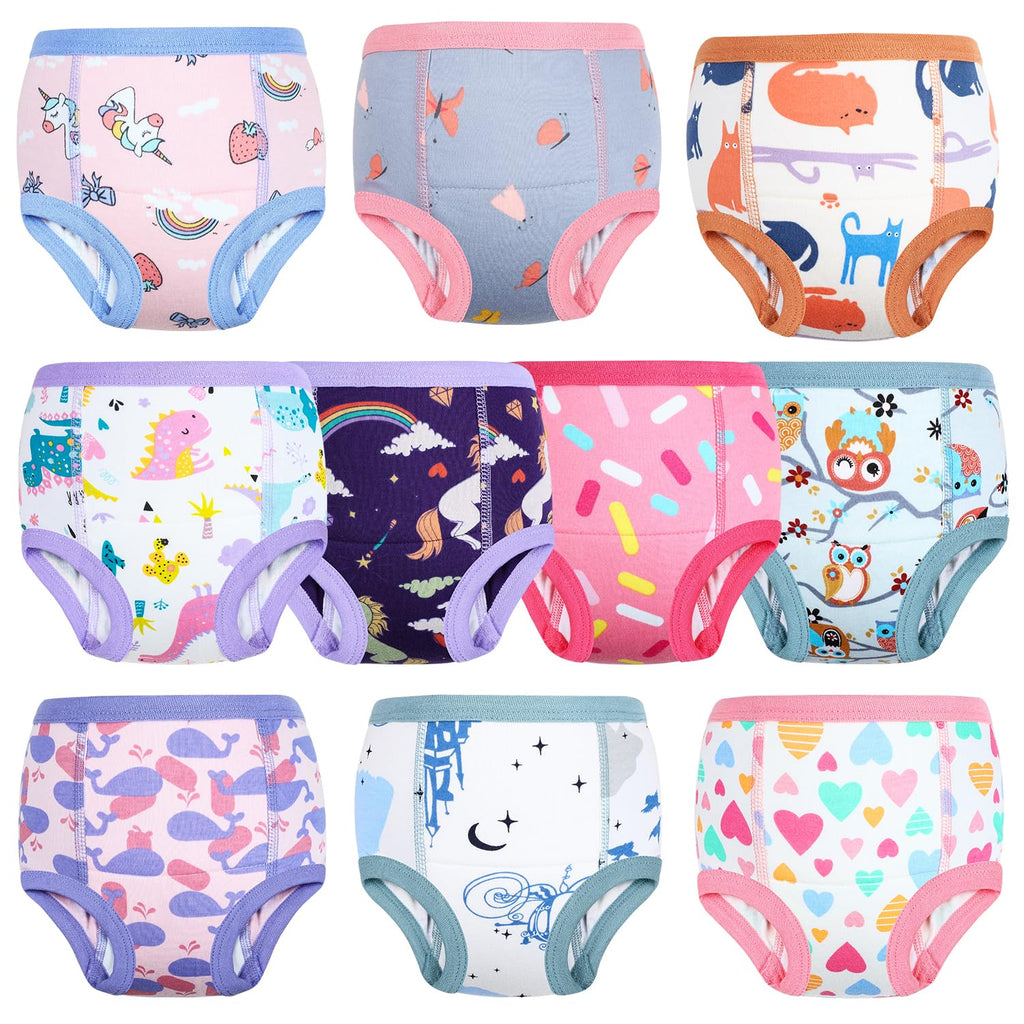MooMoo Baby Potty Training Underwear for Boys and Girls Cotton 2T-9Y