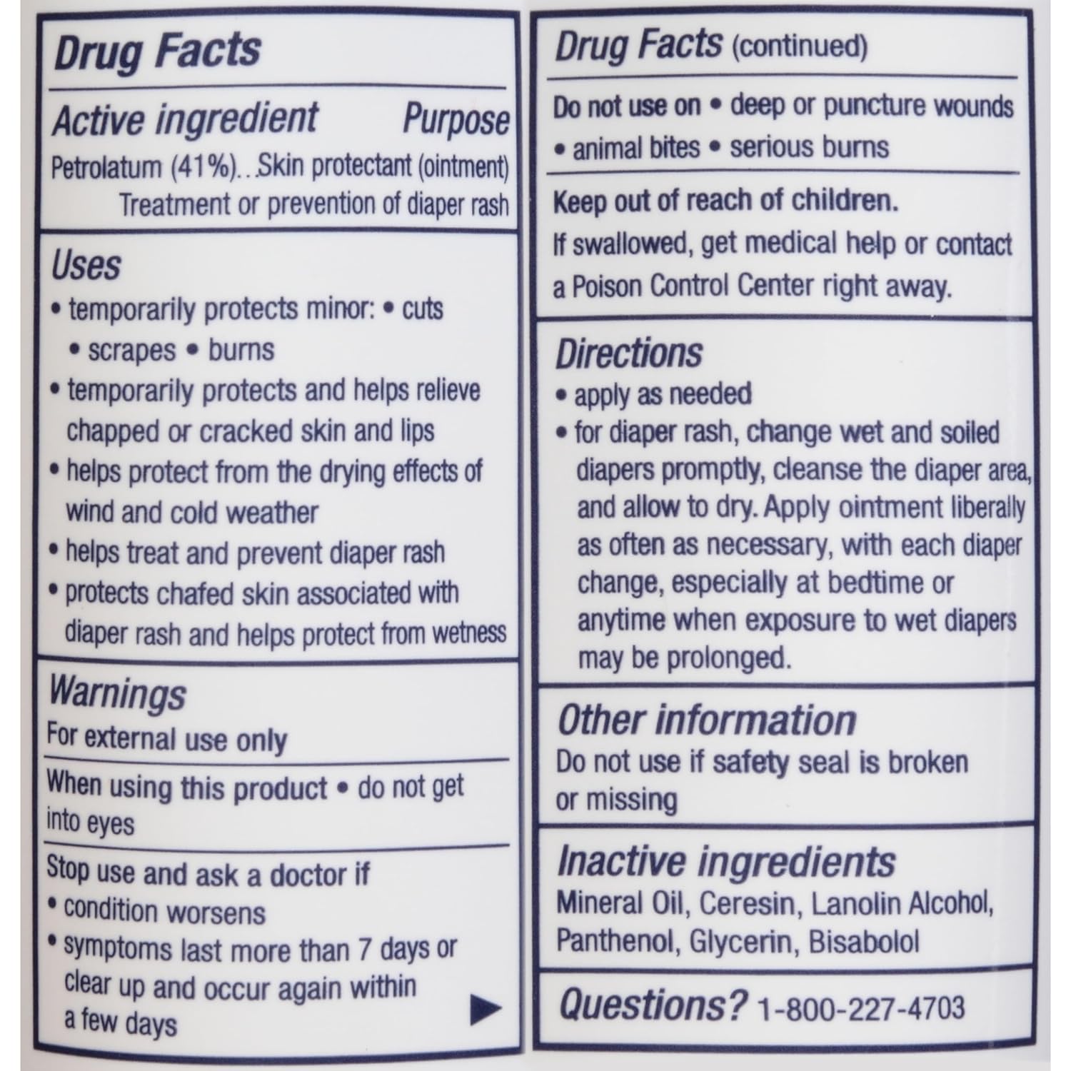 Aquaphor Baby Advanced Therapy Healing Ointment Skin Protectant, 7 OZ