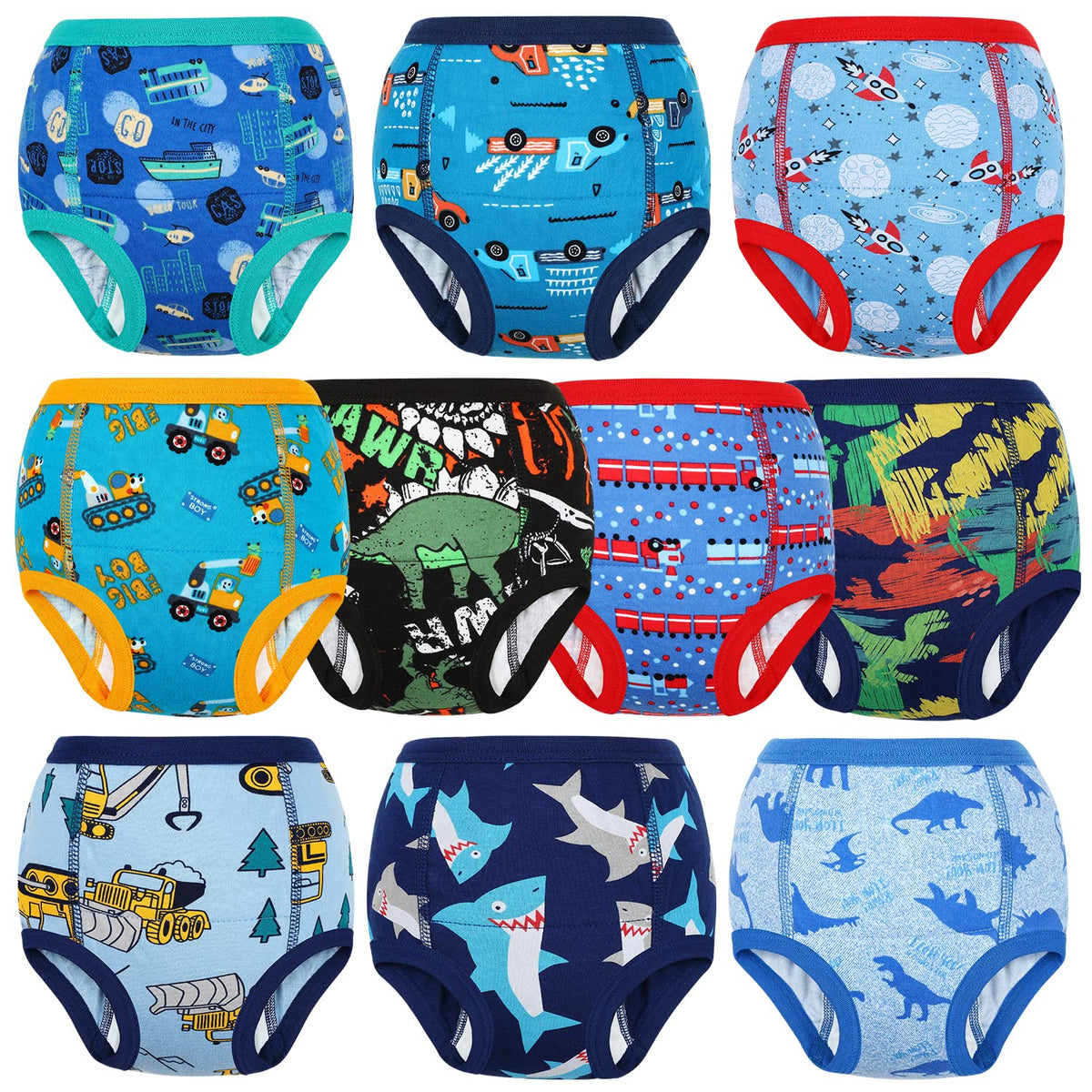 MooMoo Baby Potty Training Underwear for Boys and Girls Cotton 2T-9Y