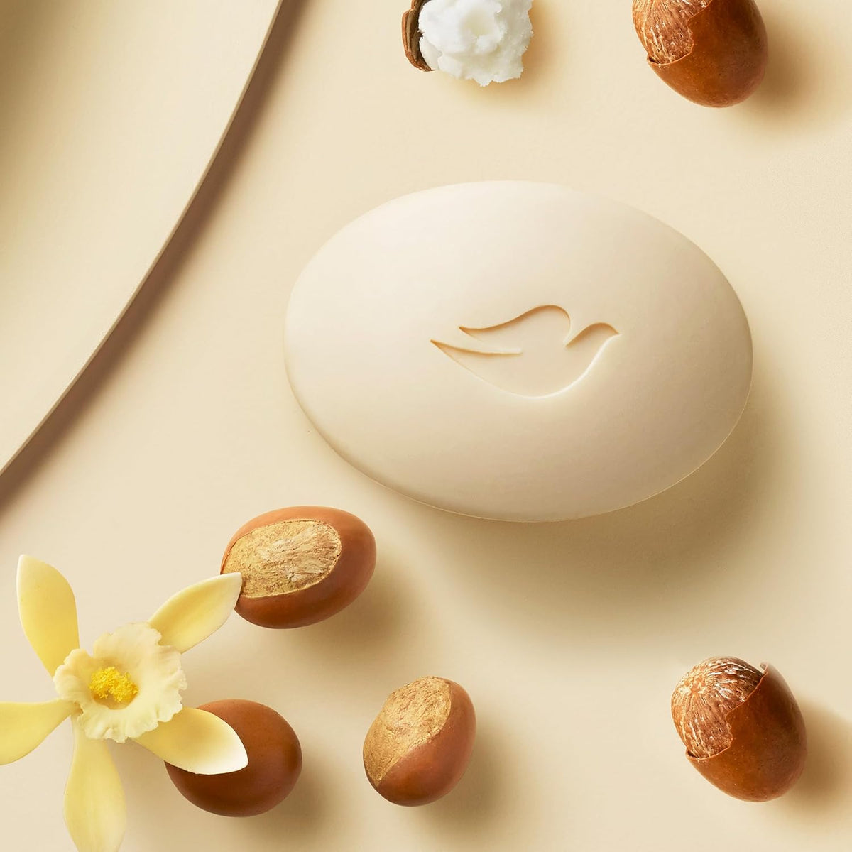 Dove Shea Butter Beauty Bar Soap 8 Count, Cleanser, 3.75 oz I beauty bar