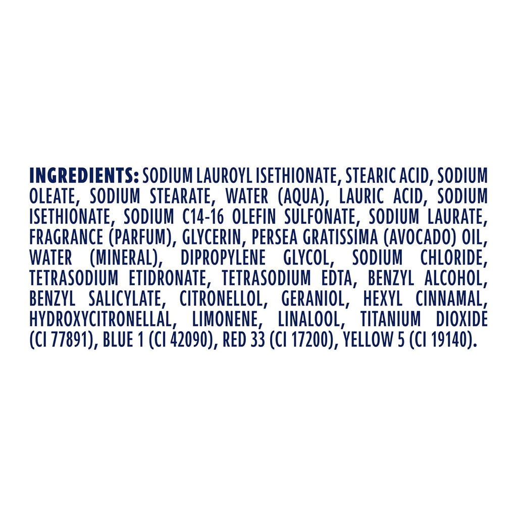 Dove Beauty Bar Soap , Glacial Water & Avocado Oil, I 6 Count 3.75 oz