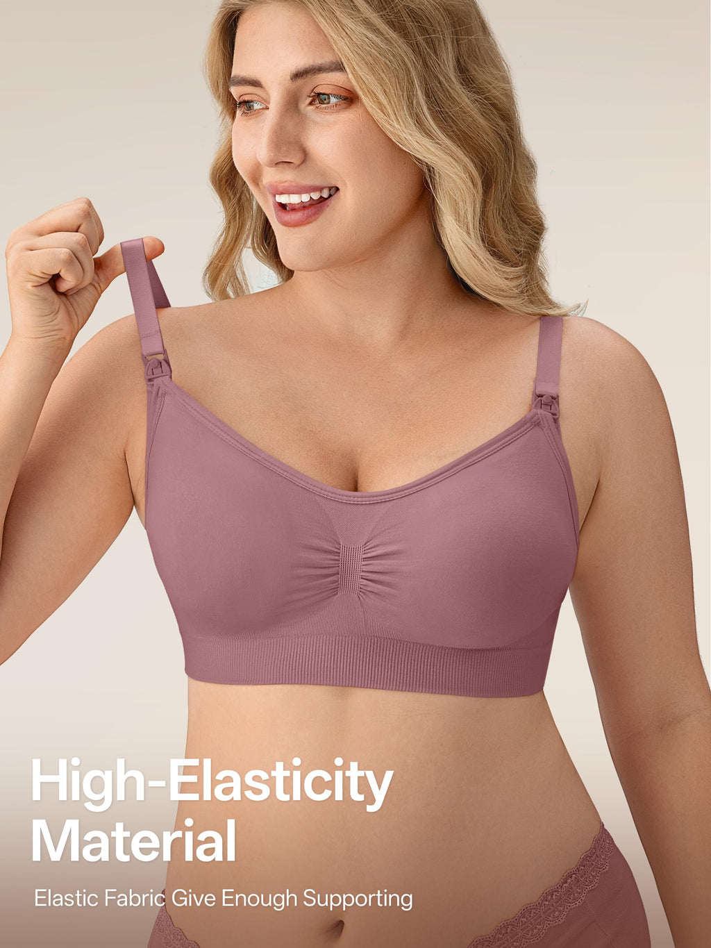 Angelhood Women's Nursing Bras – 5-Pack
