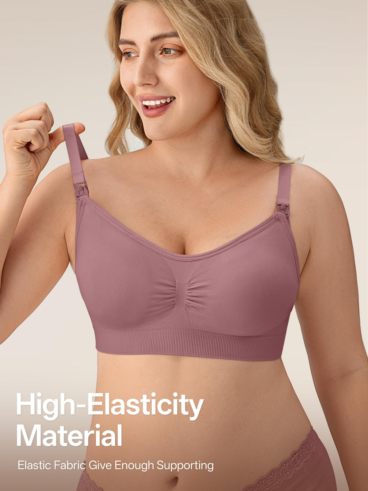 Angelhood Women's Nursing Bras – 5-Pack