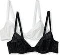 Women's Stretch Lace Plunge Bra – Comfortable, Supportive & Seamless, Multipack