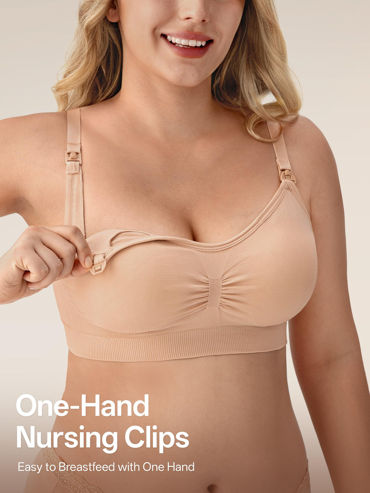 Angelhood Women's Nursing Bras – 5-Pack