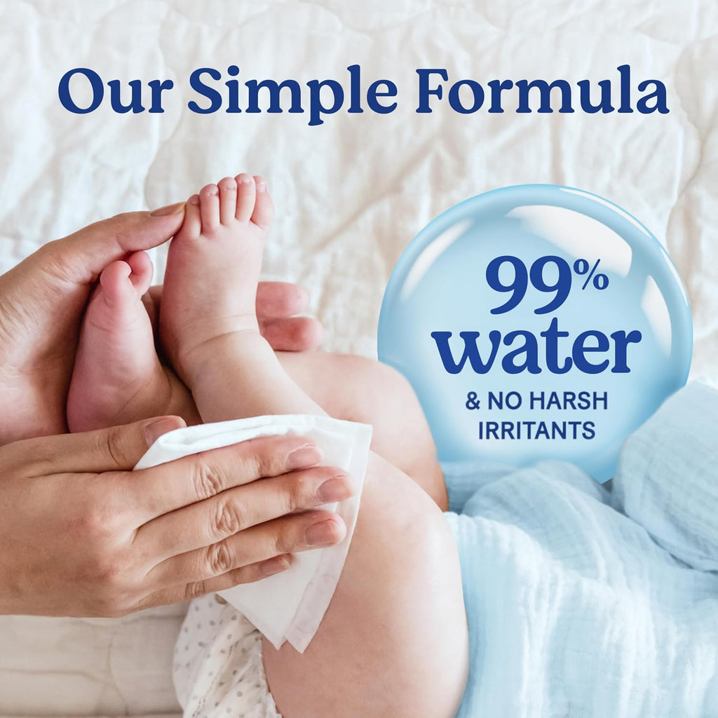 Huggies Skin Essentials Baby Wipes, 99% Water, 15 Packs, 840 Wipes