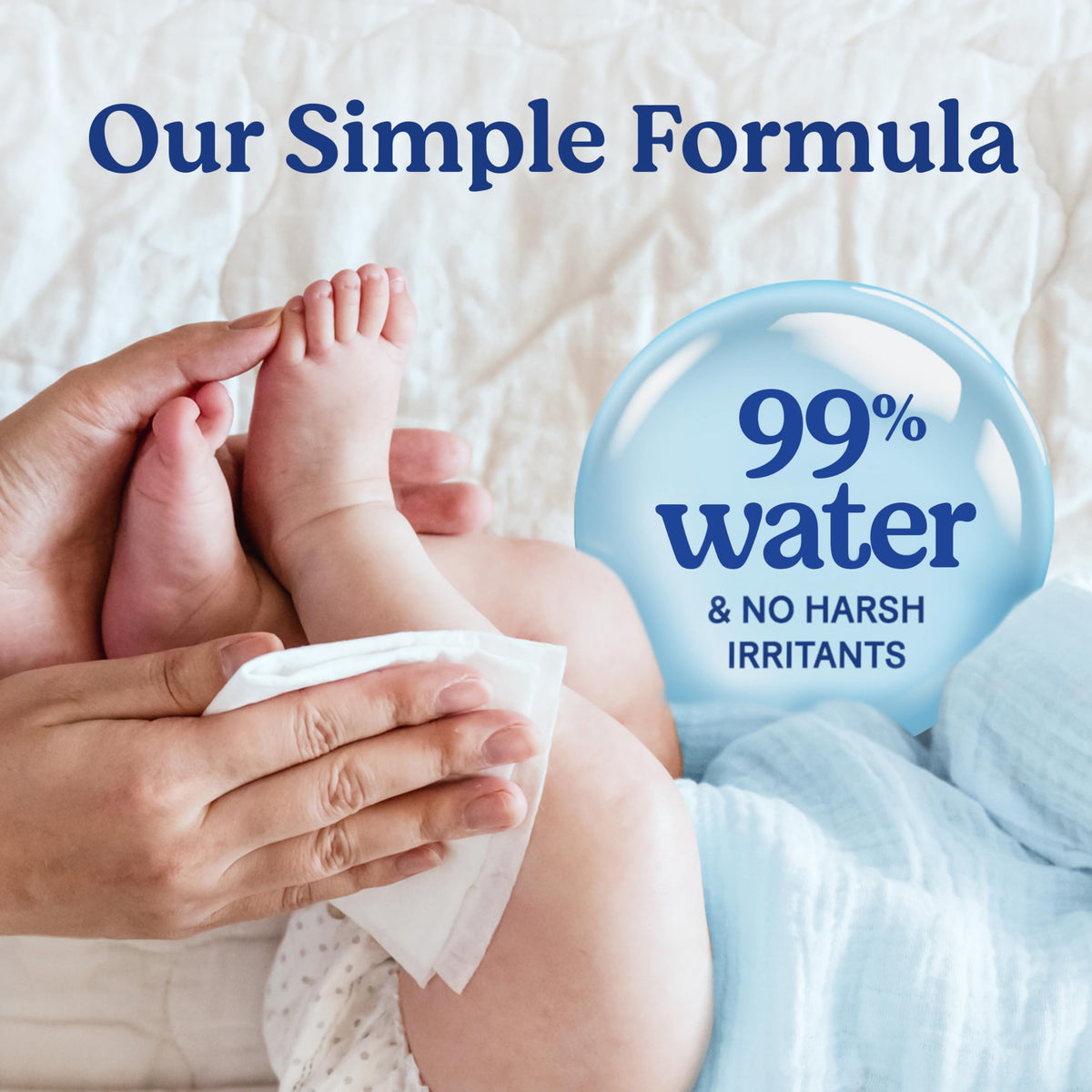 Huggies Skin Essentials Baby Wipes, 99% Water, 15 Packs, 840 Wipes