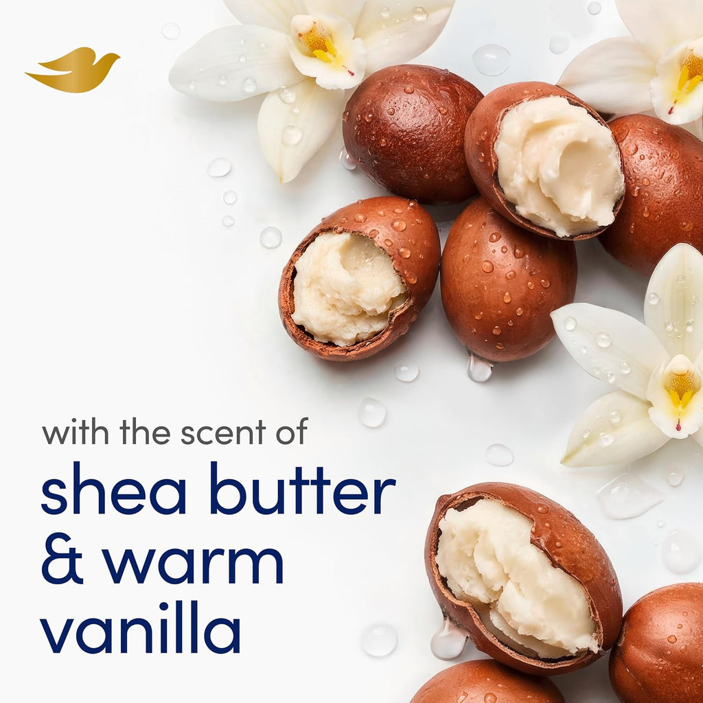 Dove Shea Butter Beauty Bar Soap 8 Count, Cleanser, 3.75 oz I beauty bar