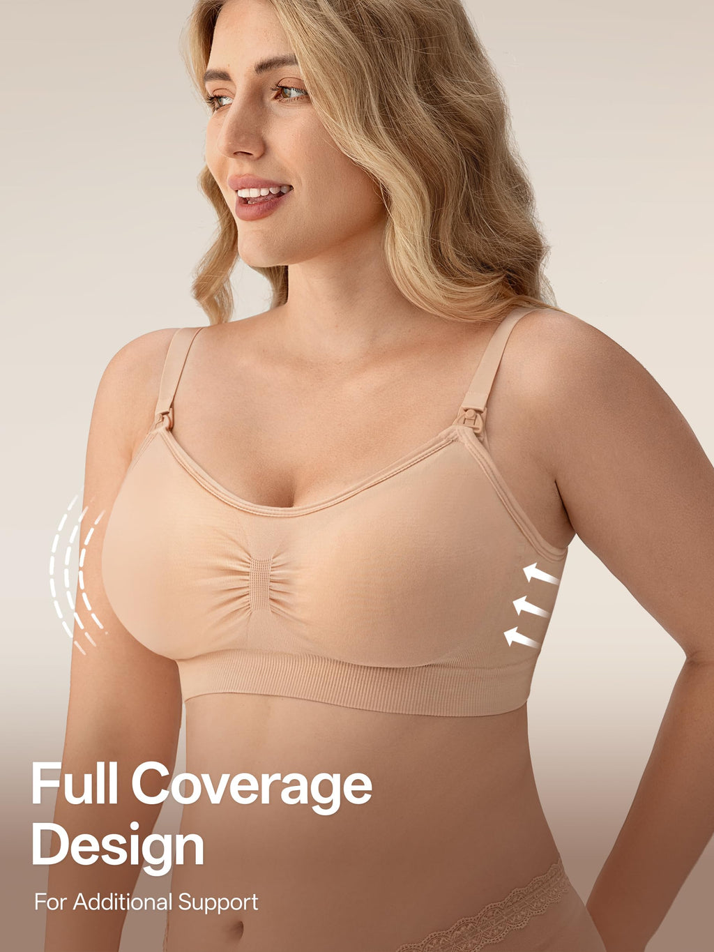 Angelhood Women's Nursing Bras – 5-Pack