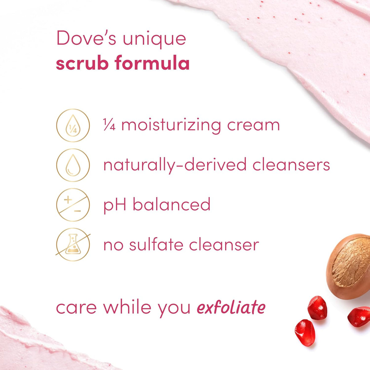 Dove Brown Sugar & Coconut Butter Exfoliating Body Scrub – 15 oz