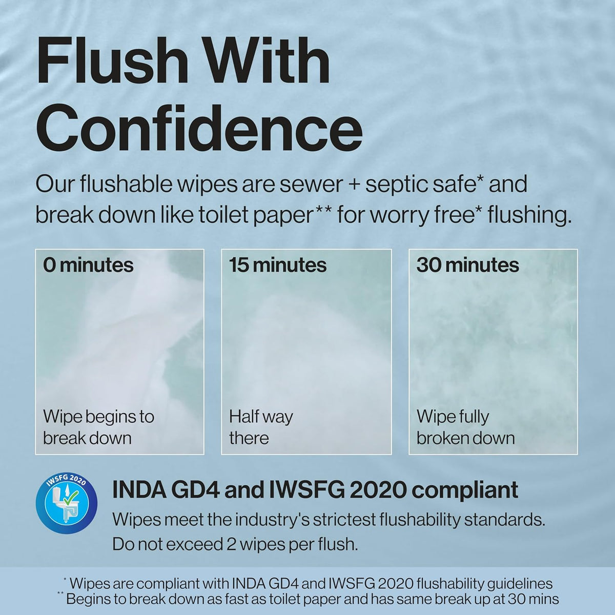 The Honest Company Flushable Wipes, Hypoallergenic, Gilded Wings, 126 Count