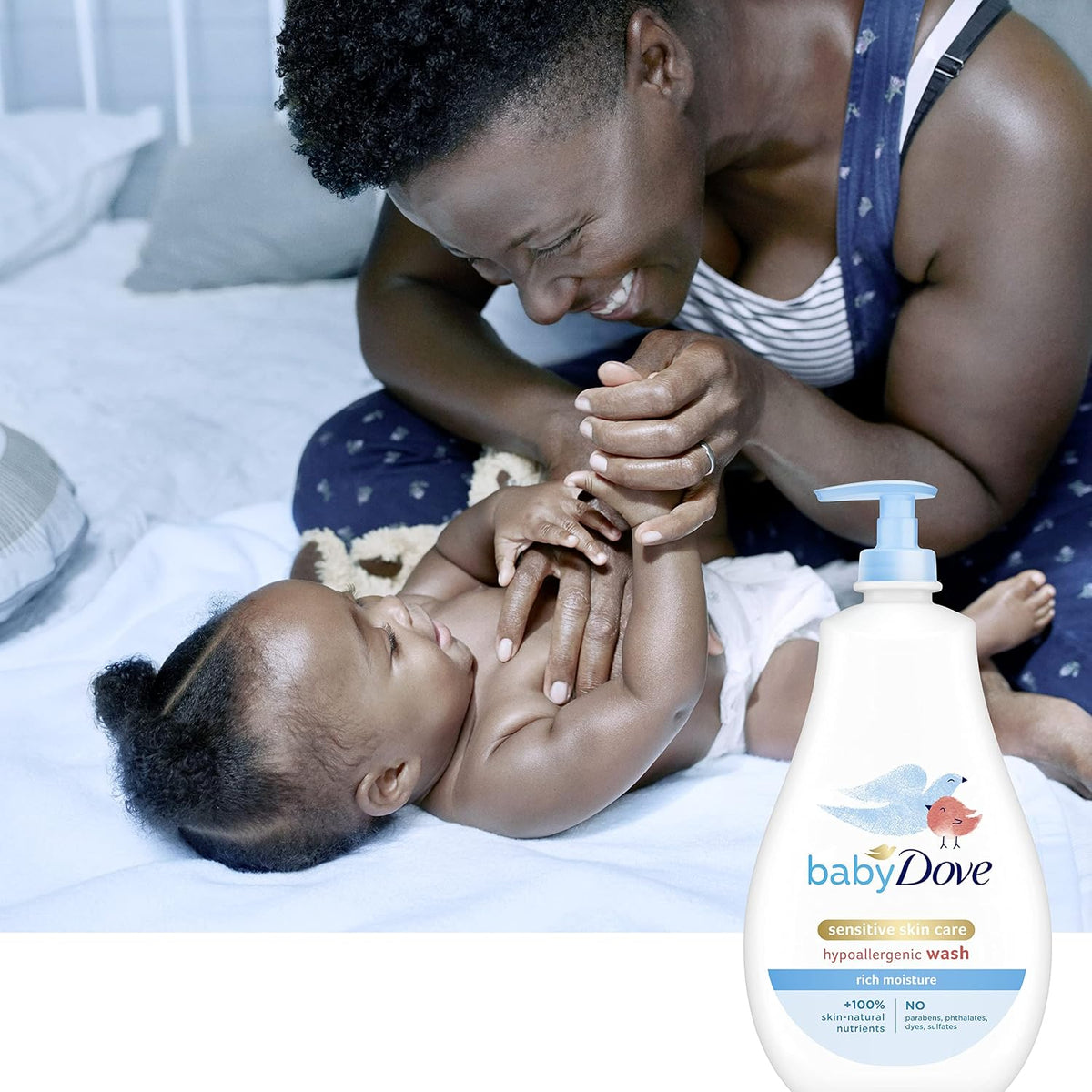 Baby Dove Sensitive Skin Care Baby Wash For Baby Bath Time Rich 20 oz
