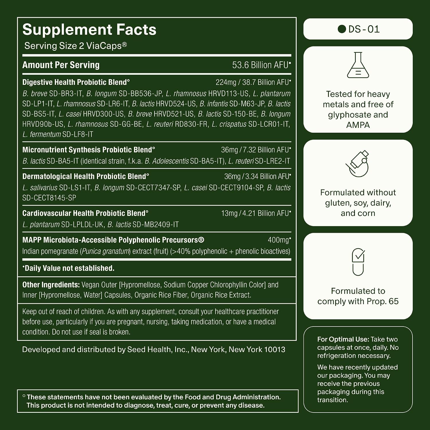 Seed Daily Essentials Duo - DS-01 Synbiotic & DM-02 Multivitamin - Starter