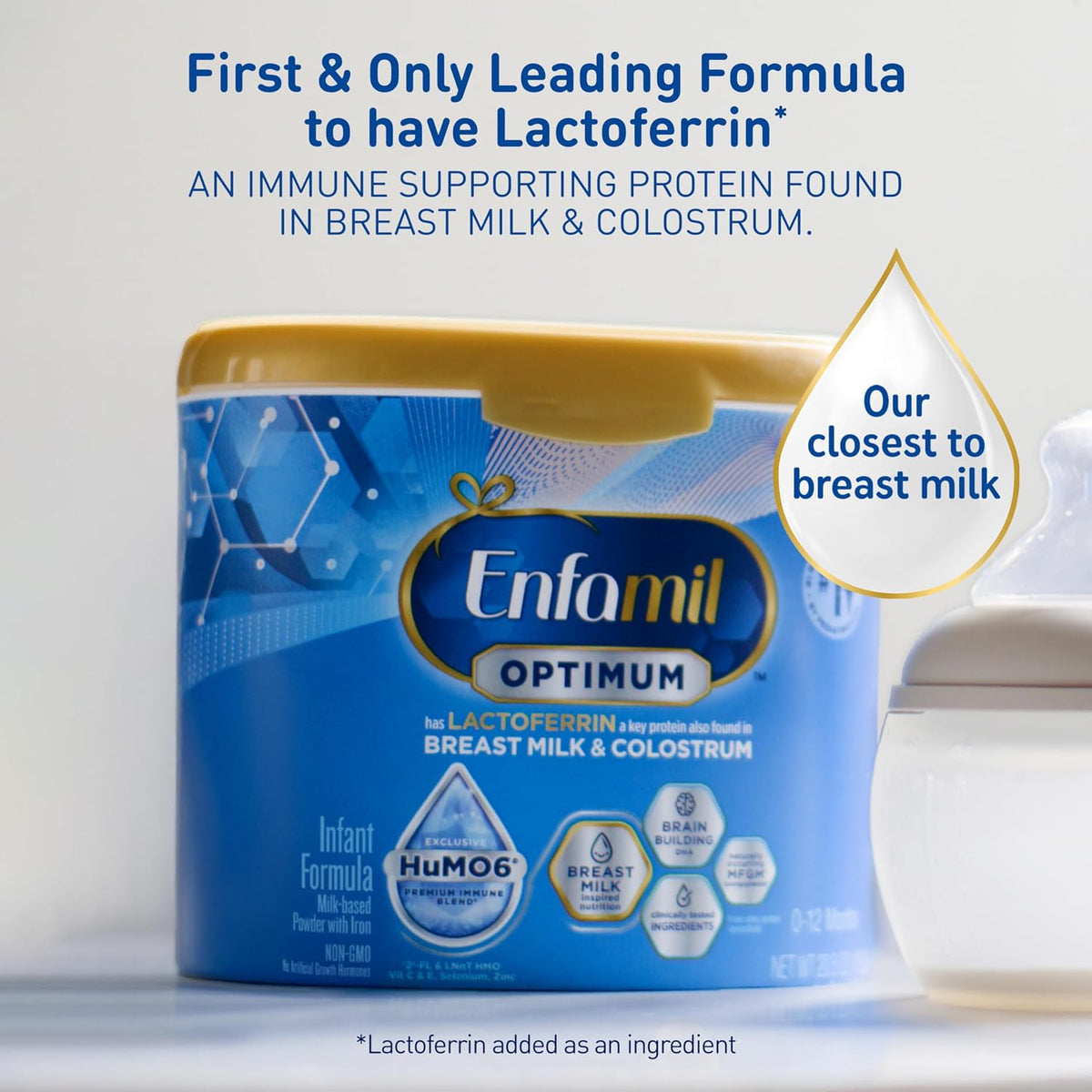 Enfamil Optimum (Enspire), Immune-Supporting Baby Formula, 20.5 Oz