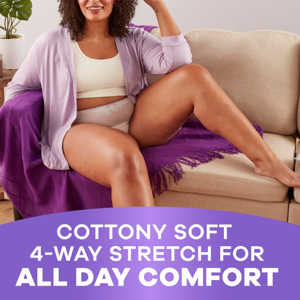 Always Discreet Adult Diapers for Women, Incontinence Underwear, Postpartum Essentials, Disposable Briefs, Max Absorbency, Bladder Leak Protection, Small/Medium, 32ct