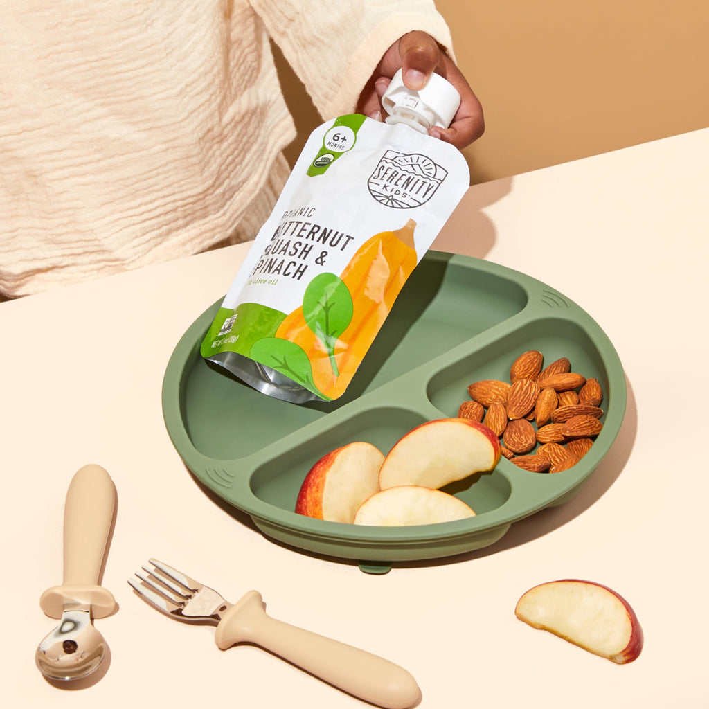 Serenity Kids Organic Baby Food Pouches, 5g Protein, 3.5 Oz, 8 Pack