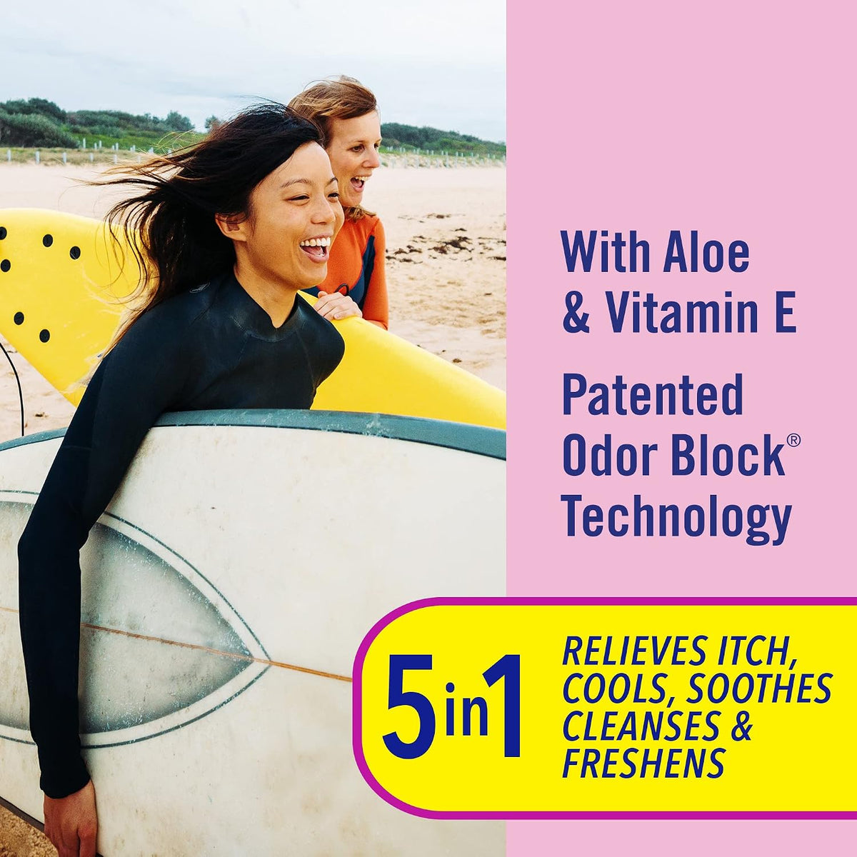VAGISIL Anti-Itch Medicated Feminine Wipes, Max Strength, 20 Wipes (1 Pack)