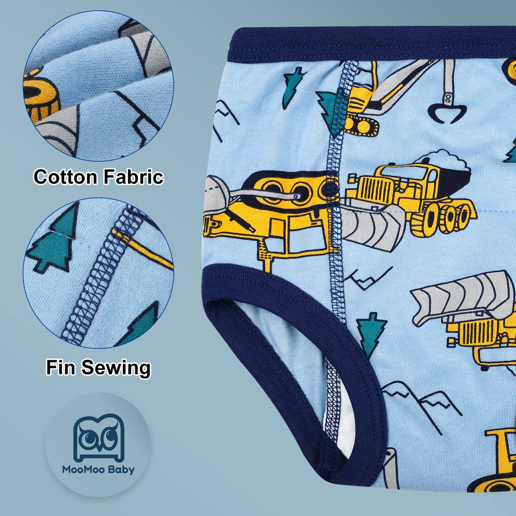 MooMoo Baby Potty Training Underwear for Boys and Girls Cotton 2T-9Y
