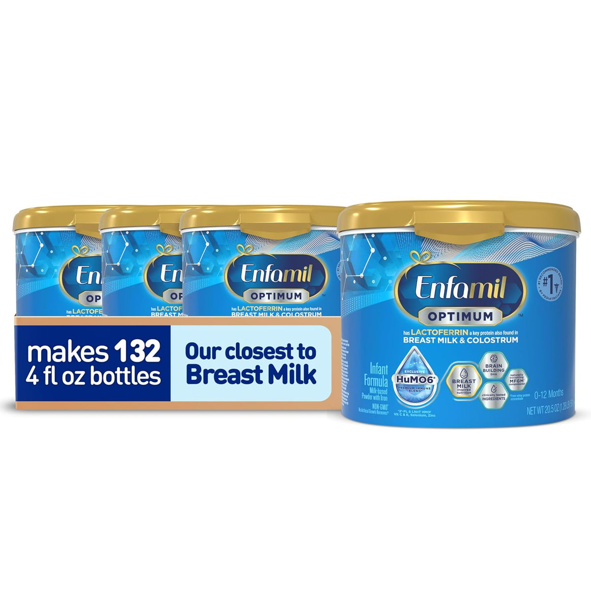 Enfamil Optimum (Enspire), Immune-Supporting Baby Formula, 20.5 Oz