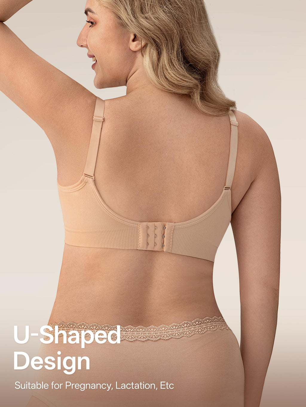 Angelhood Women's Nursing Bras – 5-Pack