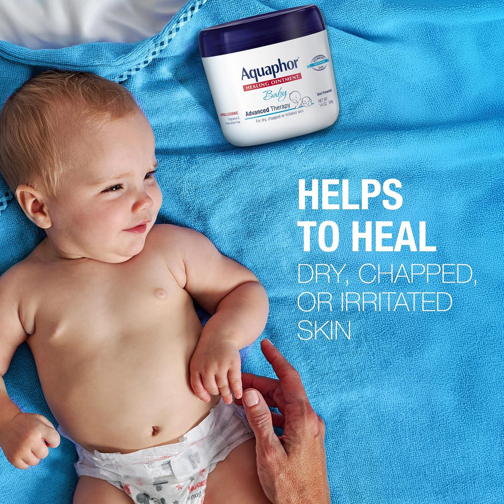 Aquaphor Baby Advanced Therapy Healing Ointment Skin Protectant, 7 OZ
